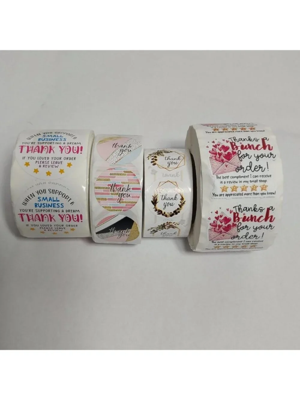 Set Of 4 Sticker Rolls